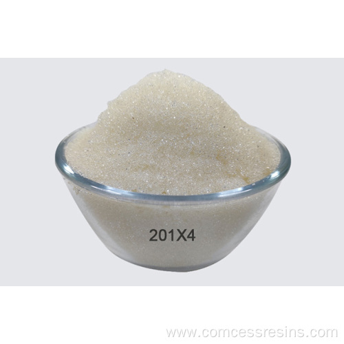 Strongly Basic Styrene Type Anion Exchange Resin